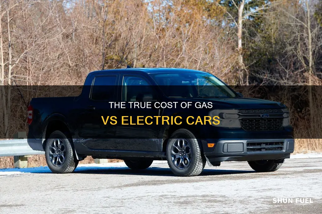 how much fuel cost gas vs electric