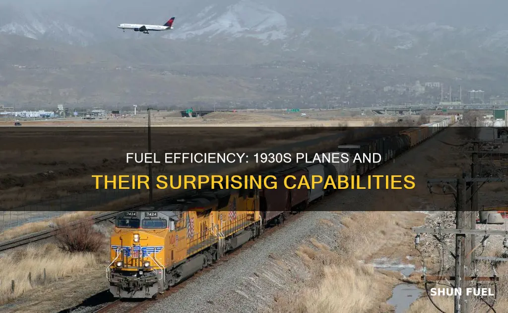 how much fuel could a plane hole in 1930