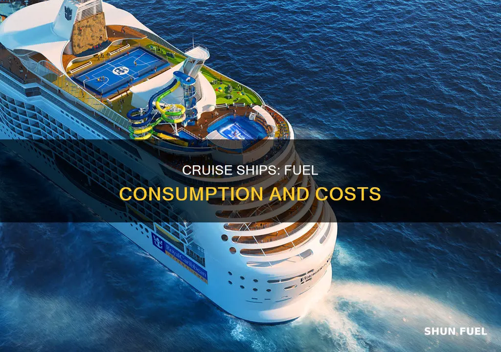 how much fuel cruise ship