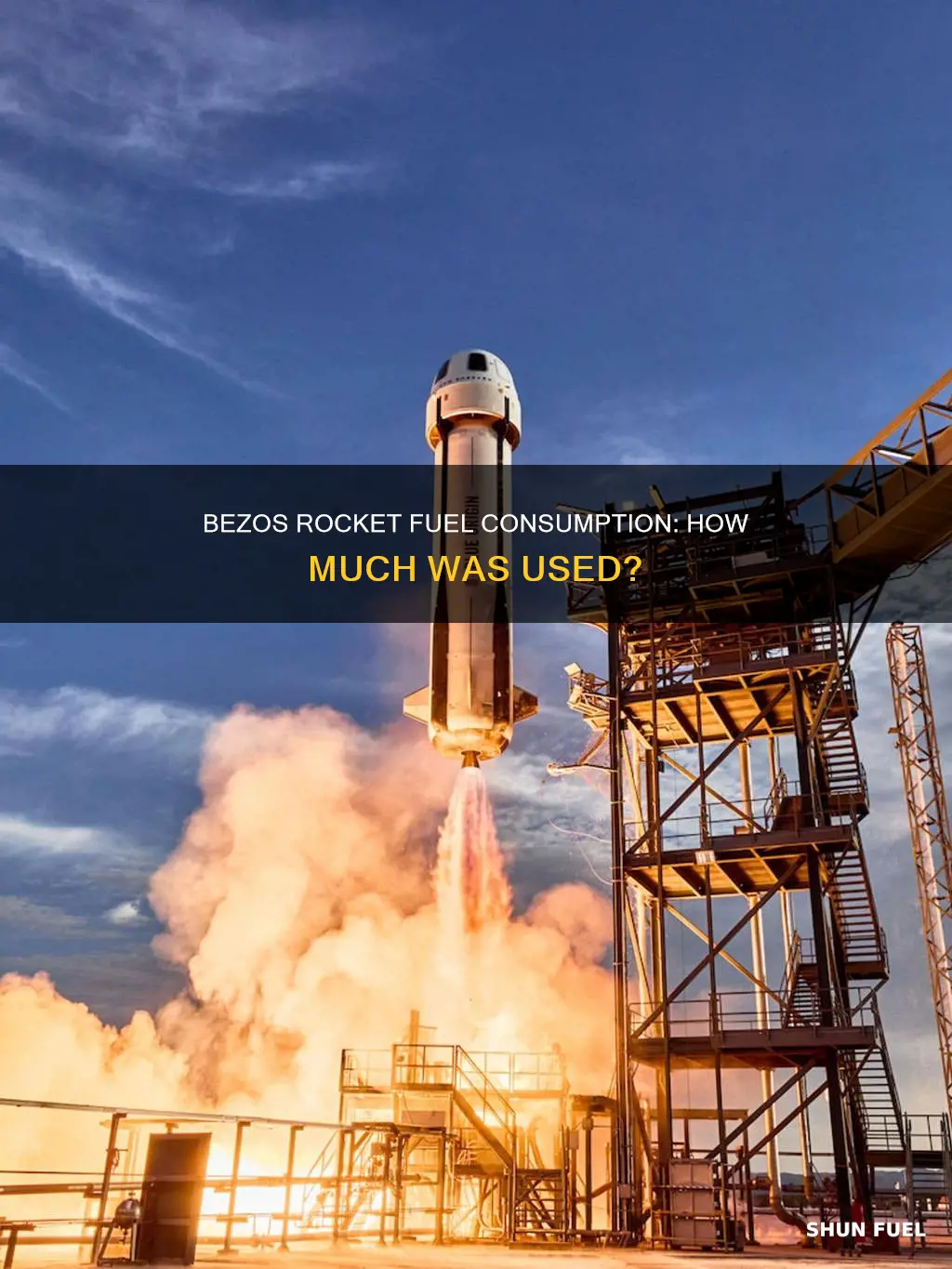 how much fuel did bezos rocket use