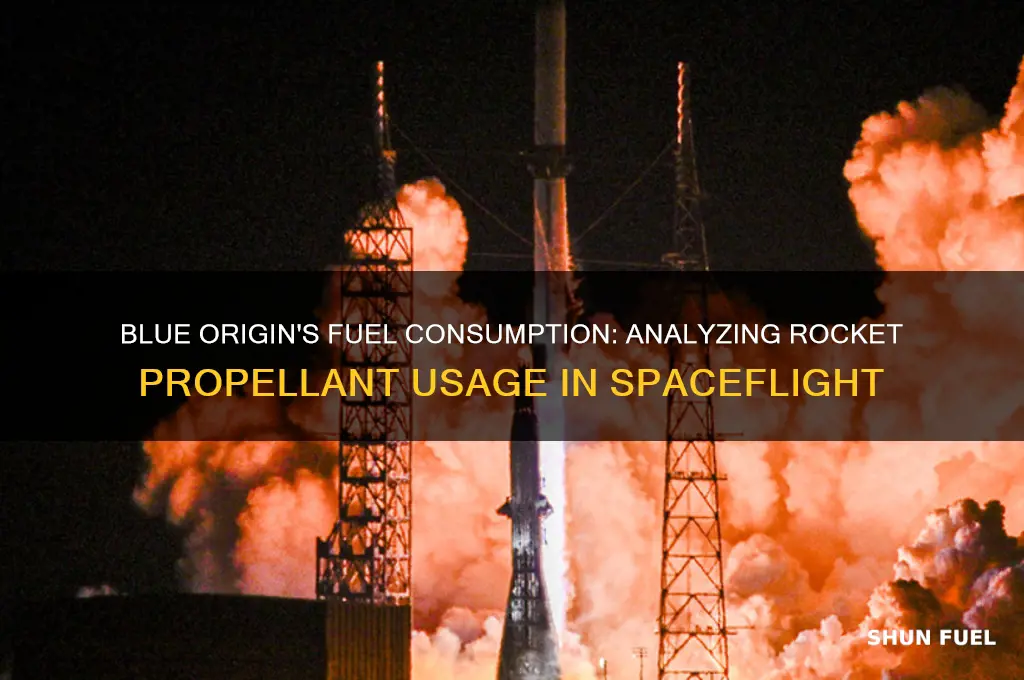 how much fuel did blue origin use