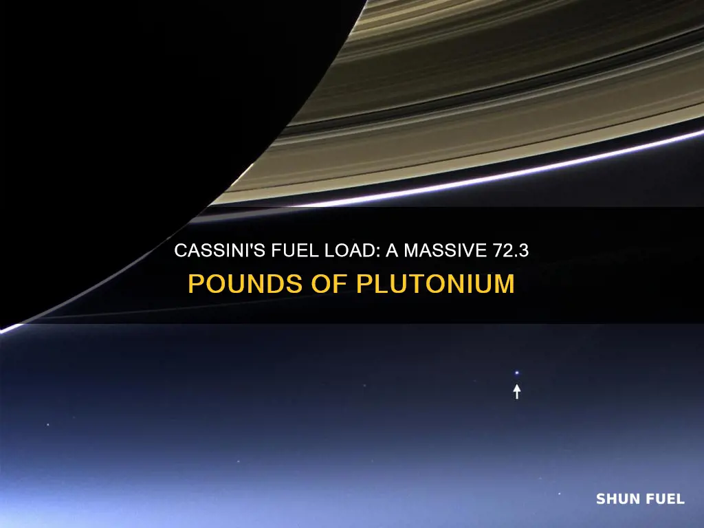 how much fuel did cassini carry