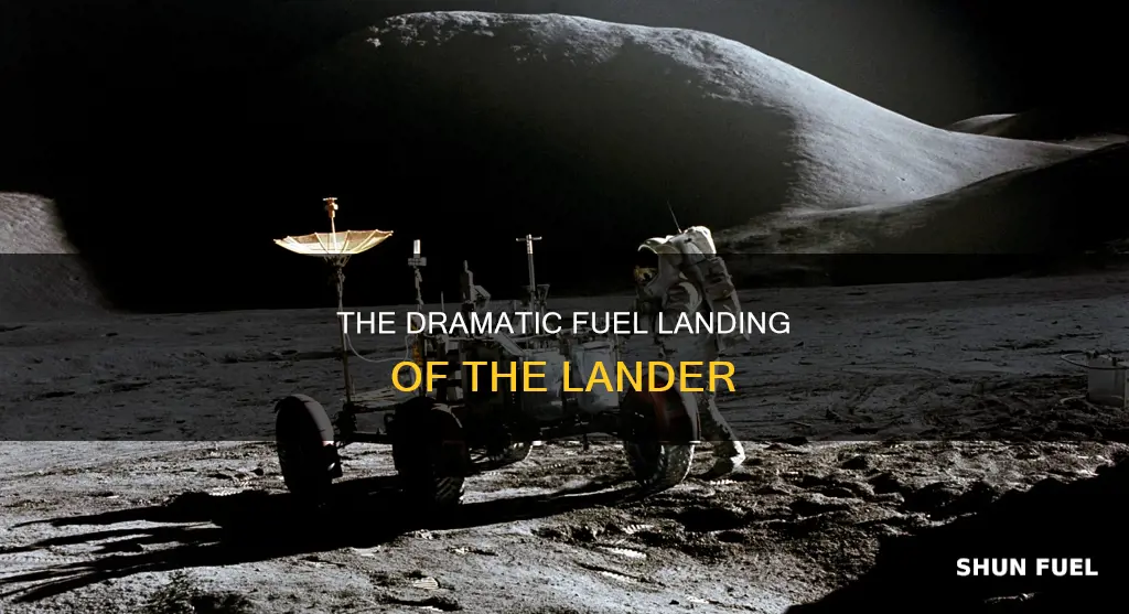 how much fuel did lander land with left