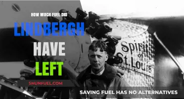Lindbergh's Historic Flight: How Much Fuel Remained?