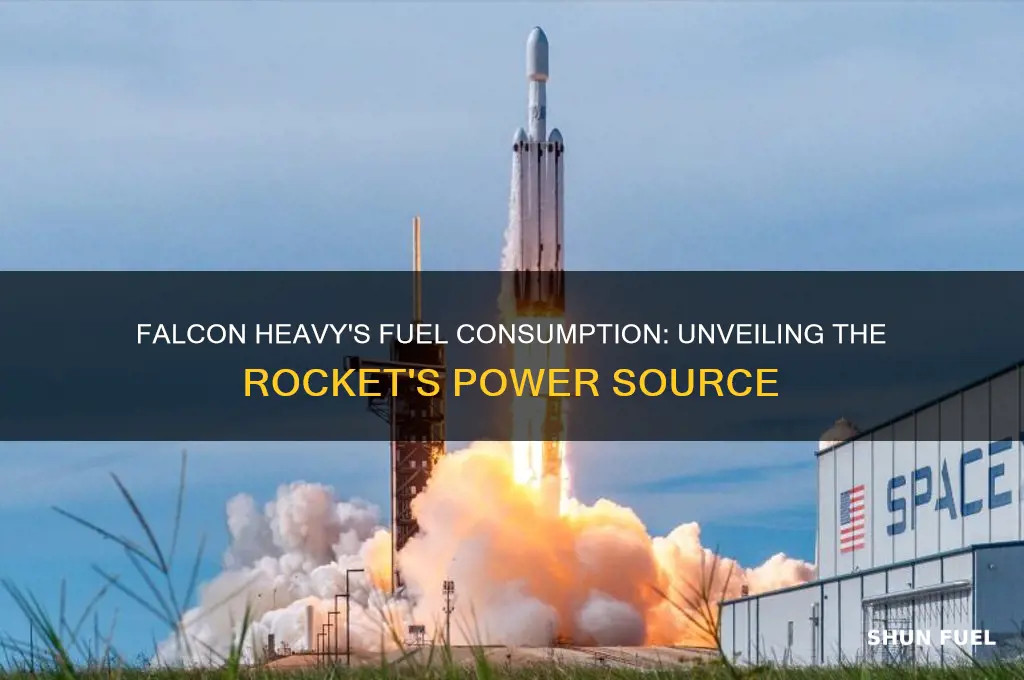 how much fuel did the falcon heavy use