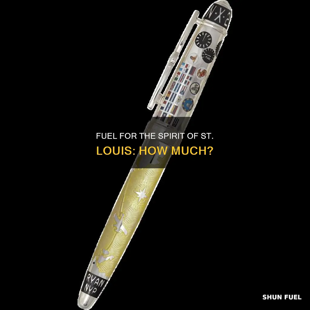 how much fuel did the spirit of st louis carry