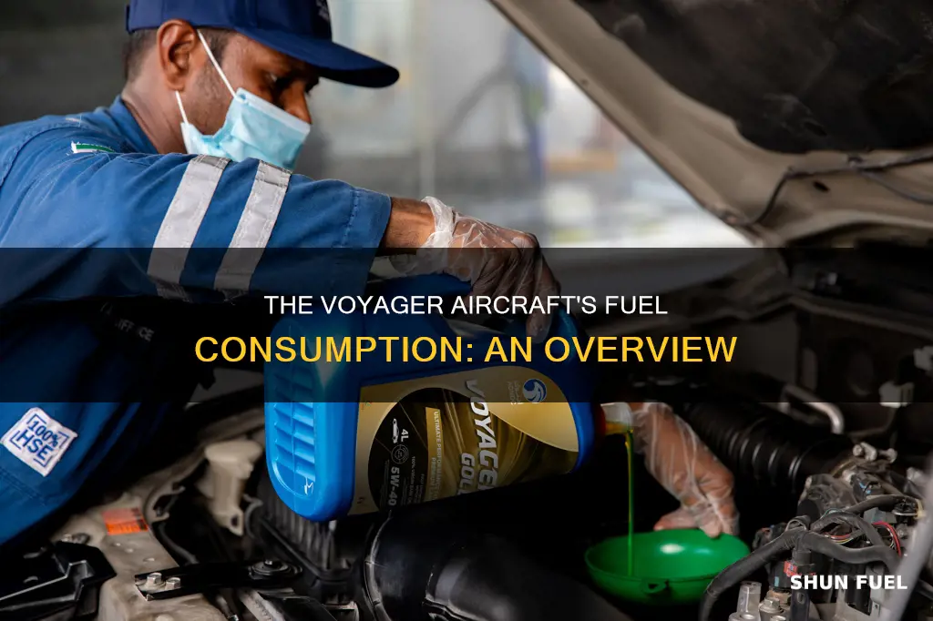 how much fuel did the voyager aircraft use