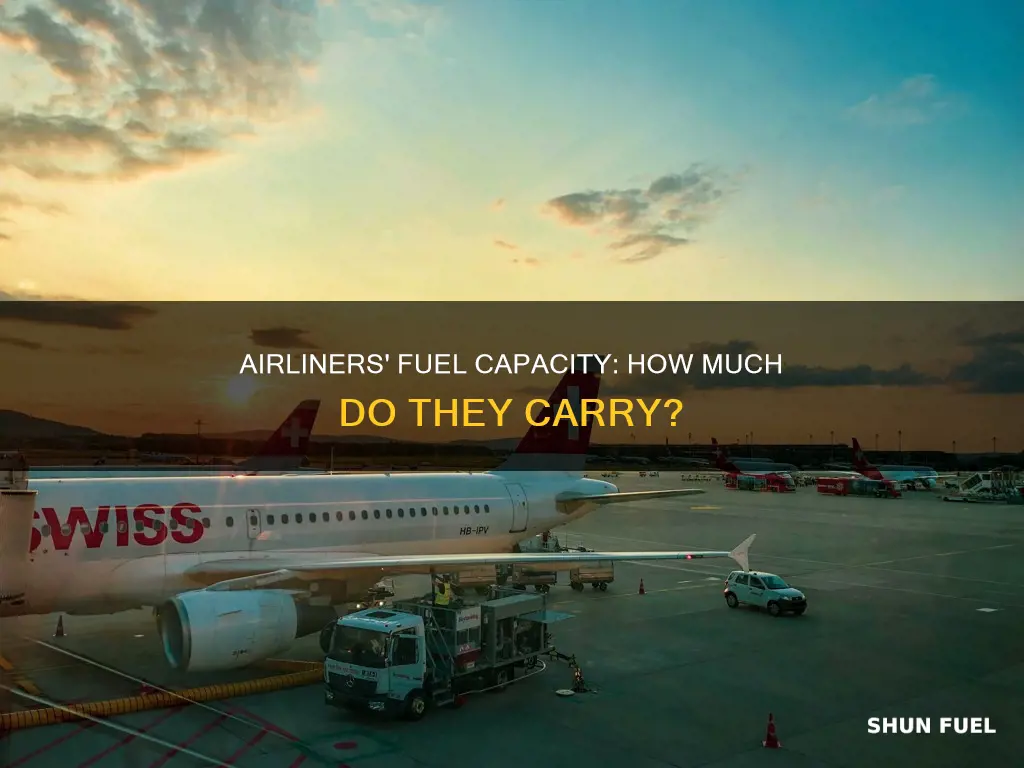 how much fuel do airliners carry