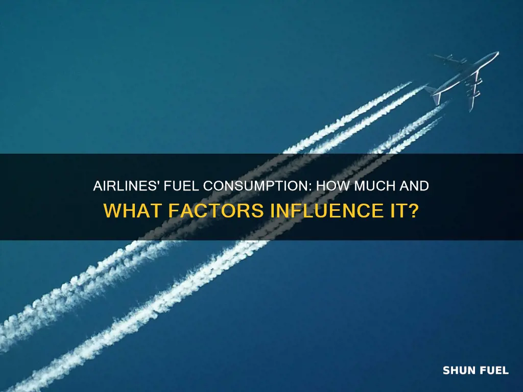 how much fuel do airlines use