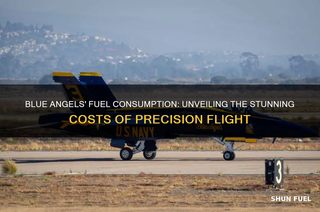 how much fuel do blue angels use