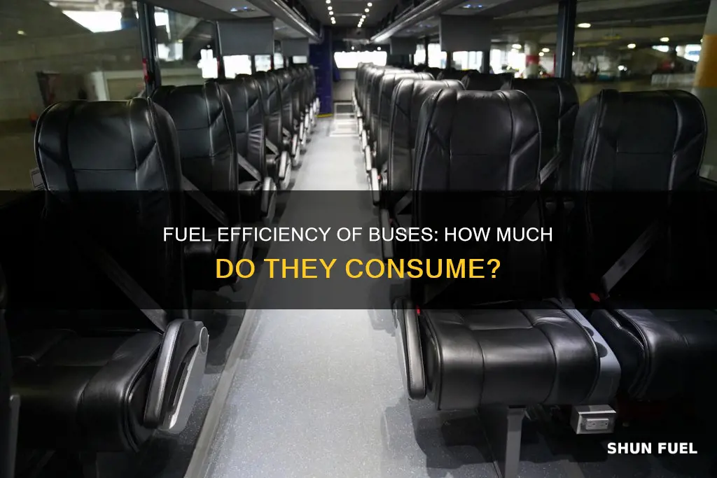 how much fuel do buses use