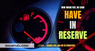 Cars' Fuel Reserve: How Much is Left When Empty?