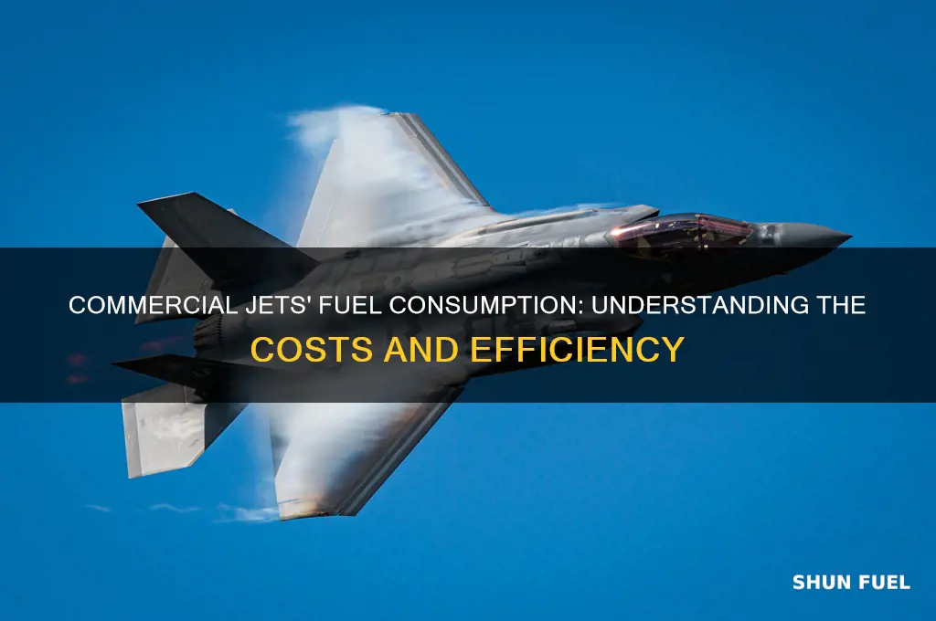 how much fuel do commercial jets use