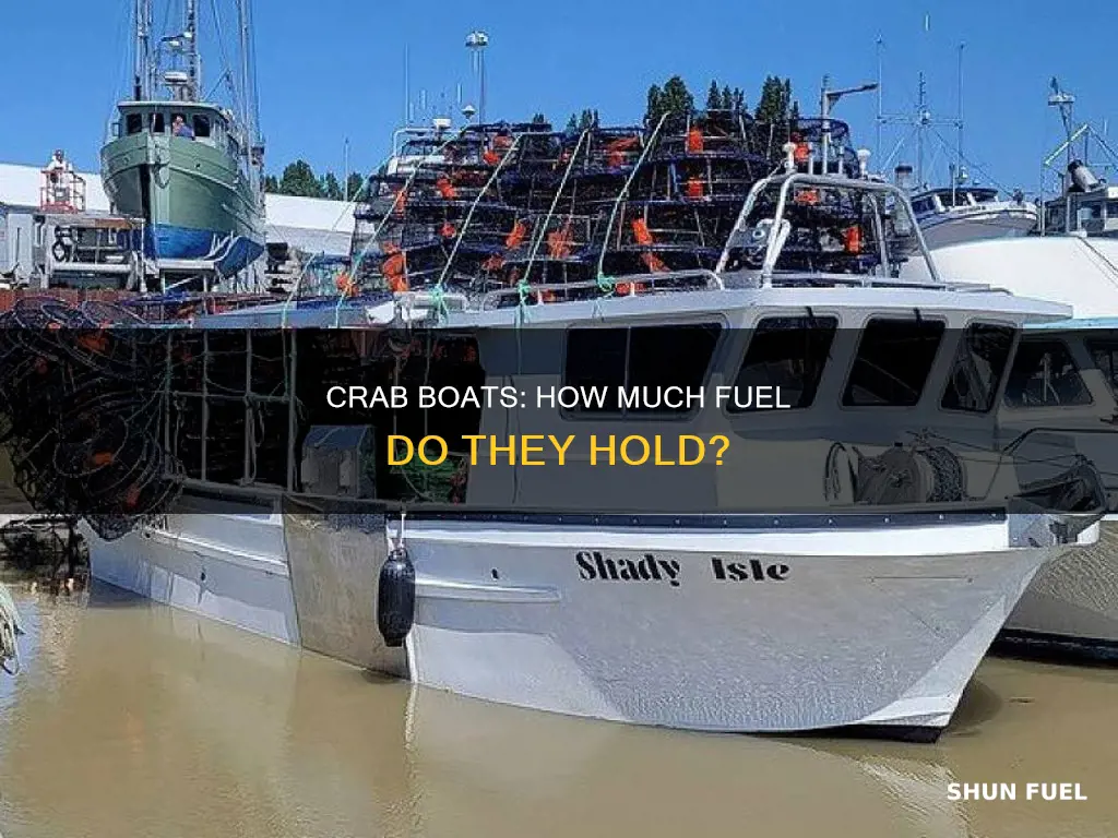 how much fuel do crab boats hold