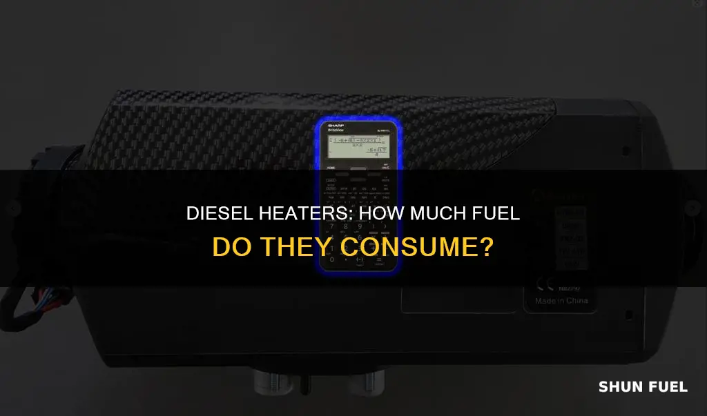 how much fuel do diesel heaters use