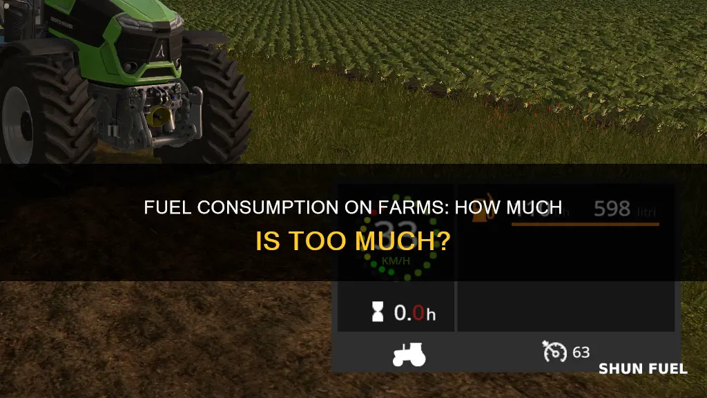 how much fuel do farmers go through