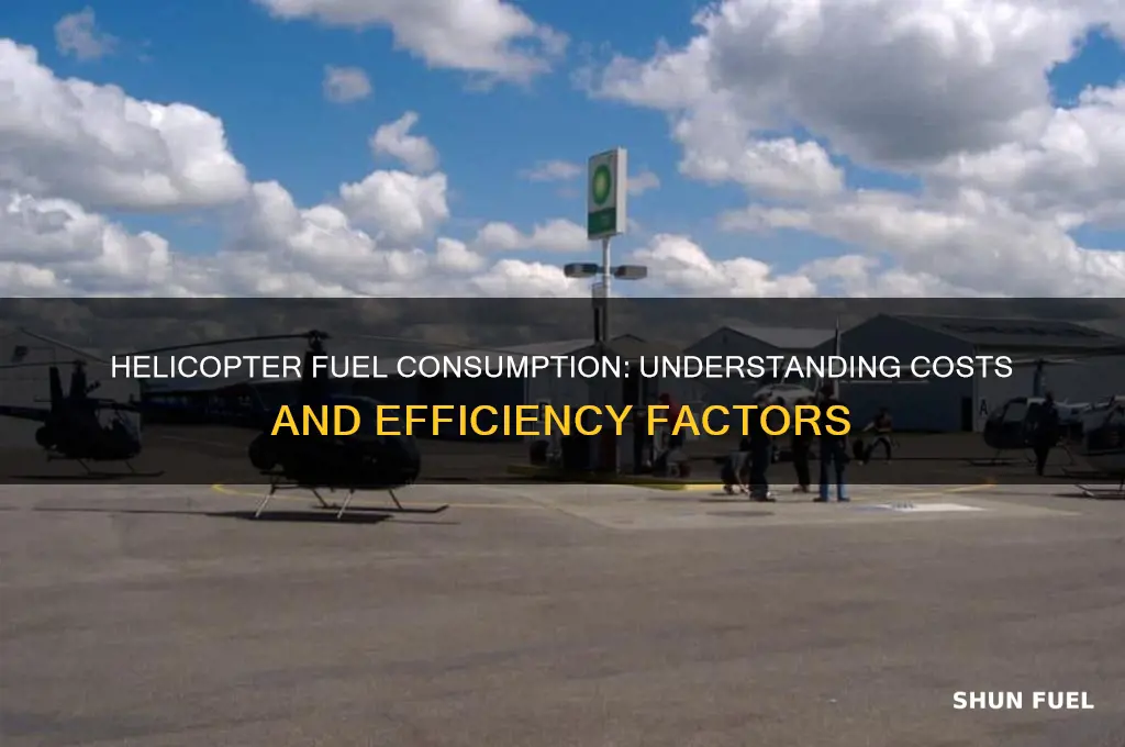 how much fuel do helicopters use