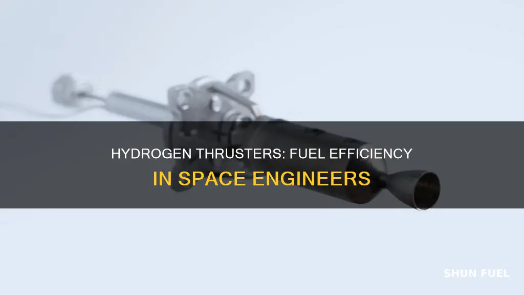how much fuel do hydrogen thrusters use space engeers