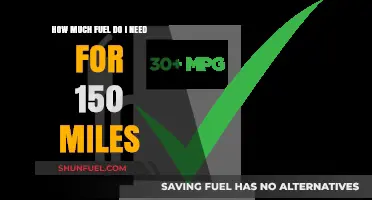 Fuel for 150 Miles: How Much Gas Do I Need?
