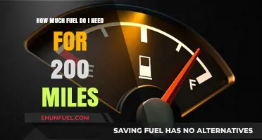 Fuel for 200 Miles: How Much Gas Do I Need?