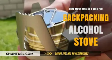 Alcohol Stove Fuel Efficiency for Backpacking