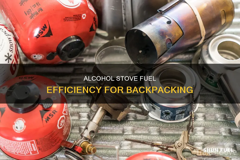 how much fuel do i need for backpacking alcohol stove