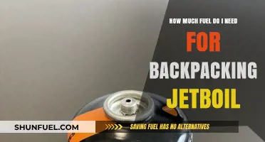 Backpacking Jetboil: How Much Fuel Do You Need?