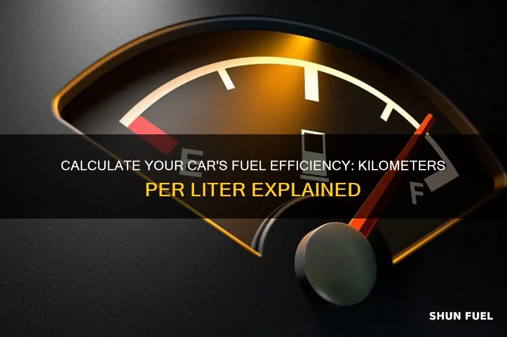how much fuel do i use per km