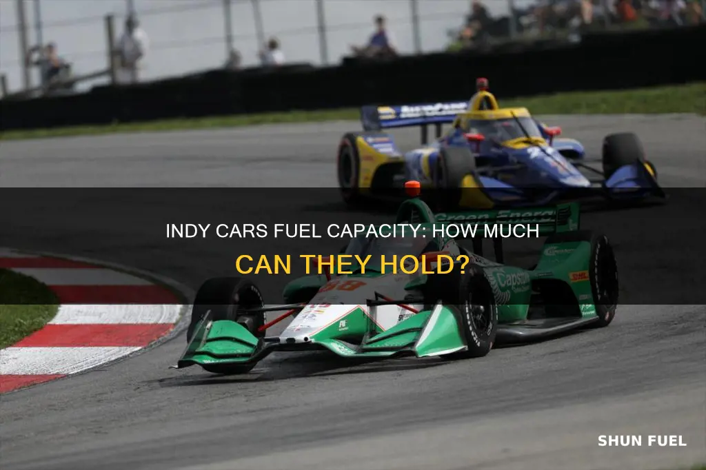 how much fuel do indy cars hold