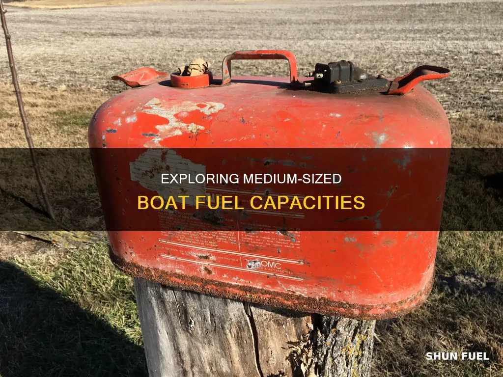 how much fuel do medium size boats have