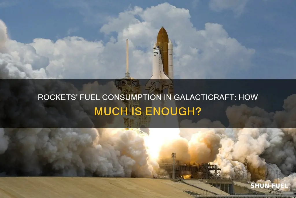 how much fuel do rockets use galacticraft