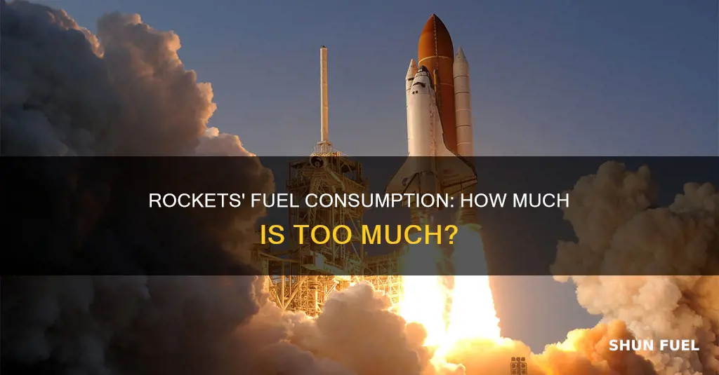 how much fuel do rockets use