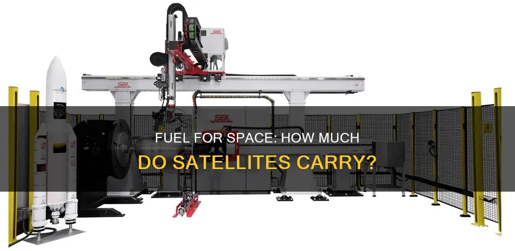 how much fuel do satellites carry