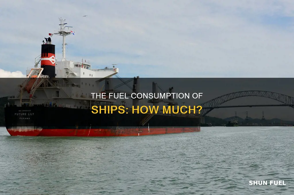 how much fuel do ships use