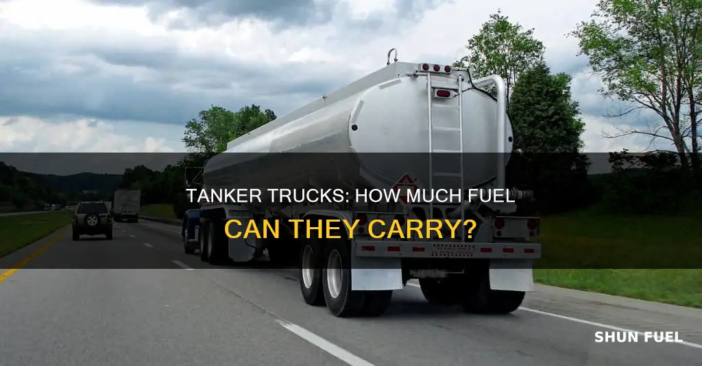 how much fuel do tanker trucks hold