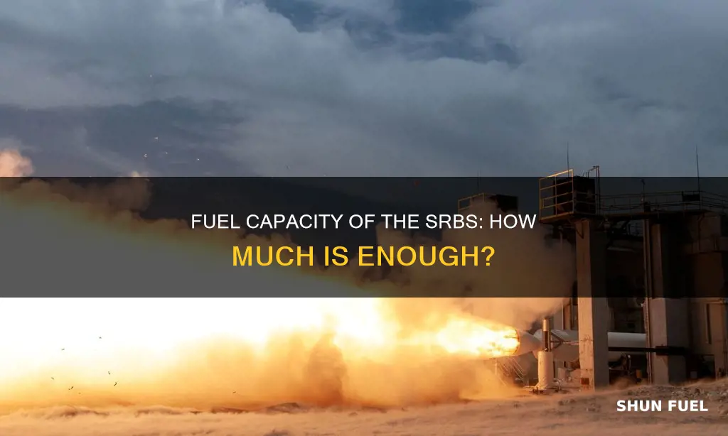 how much fuel do the srbs have