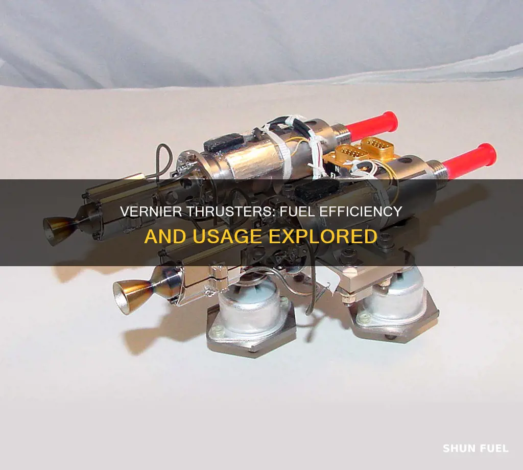 how much fuel do vernier thrusters use