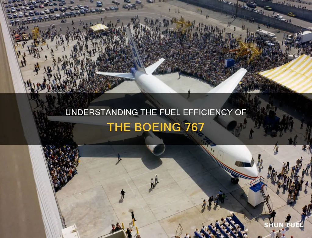 how much fuel does 767 burn