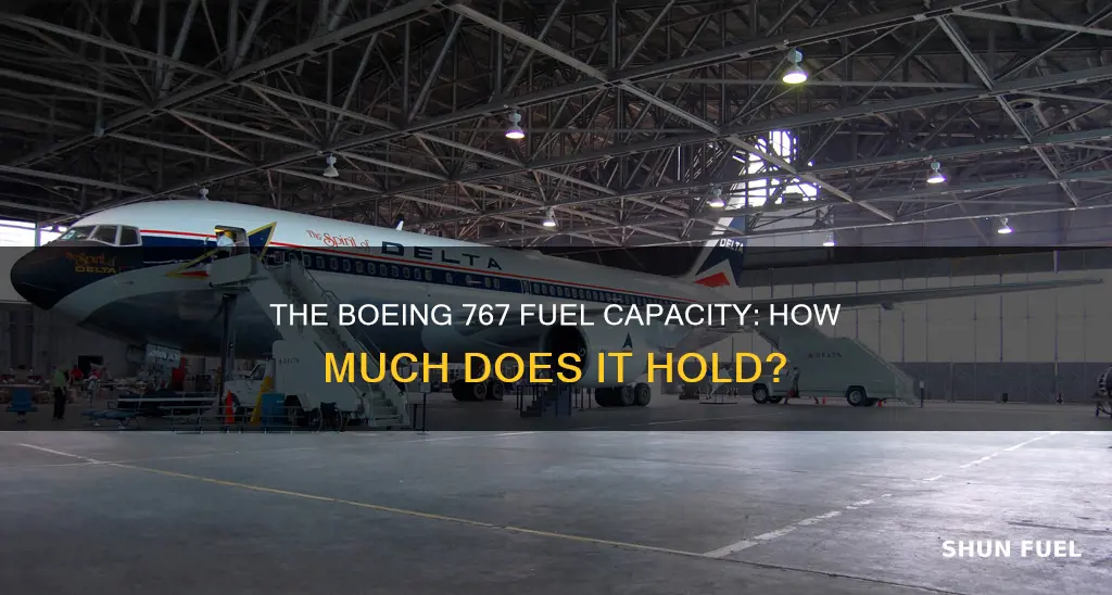 how much fuel does 767 hold