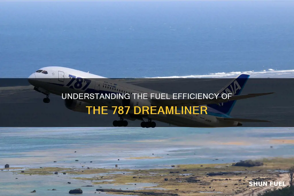 how much fuel does 787 burn