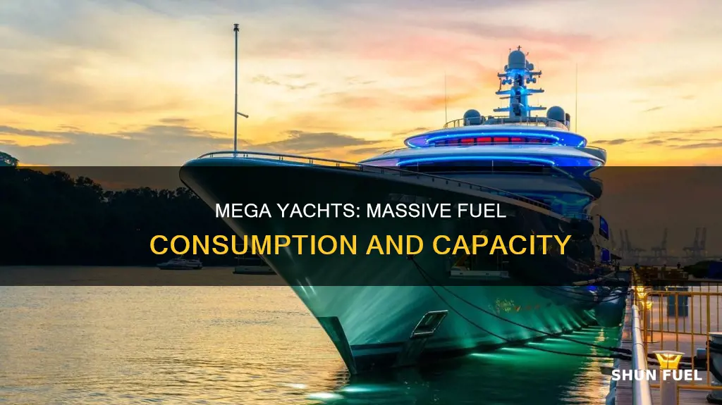 how much fuel does a 100 foot yacht hold