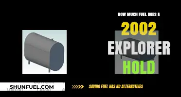 Fuel Tank Capacity of a 2002 Explorer