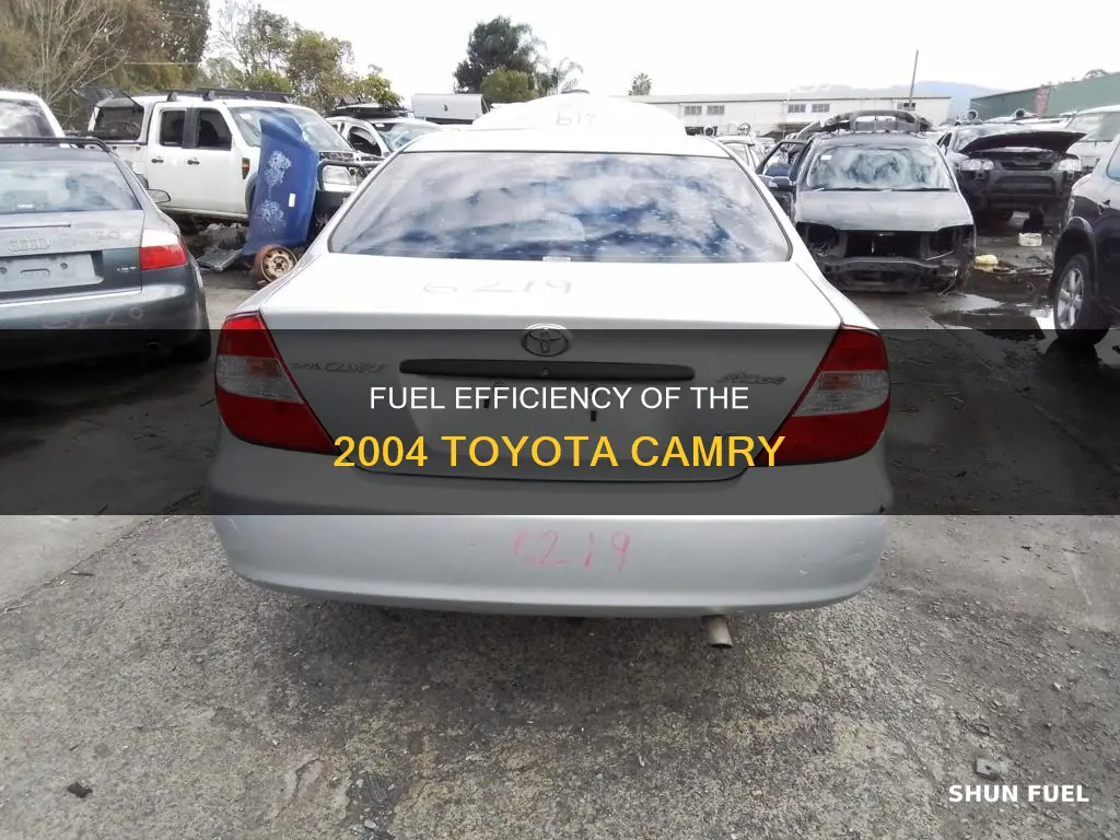 how much fuel does a 2004 toyota camry