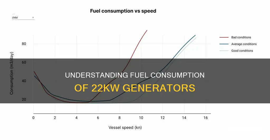 how much fuel does a 22kw generator use