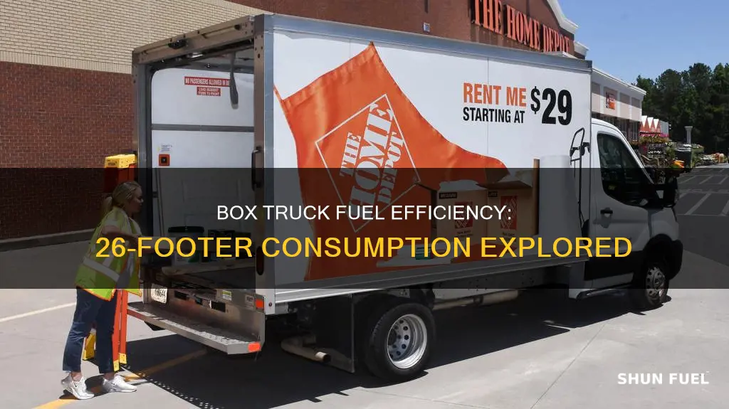 how much fuel does a 26 ft box truck consume