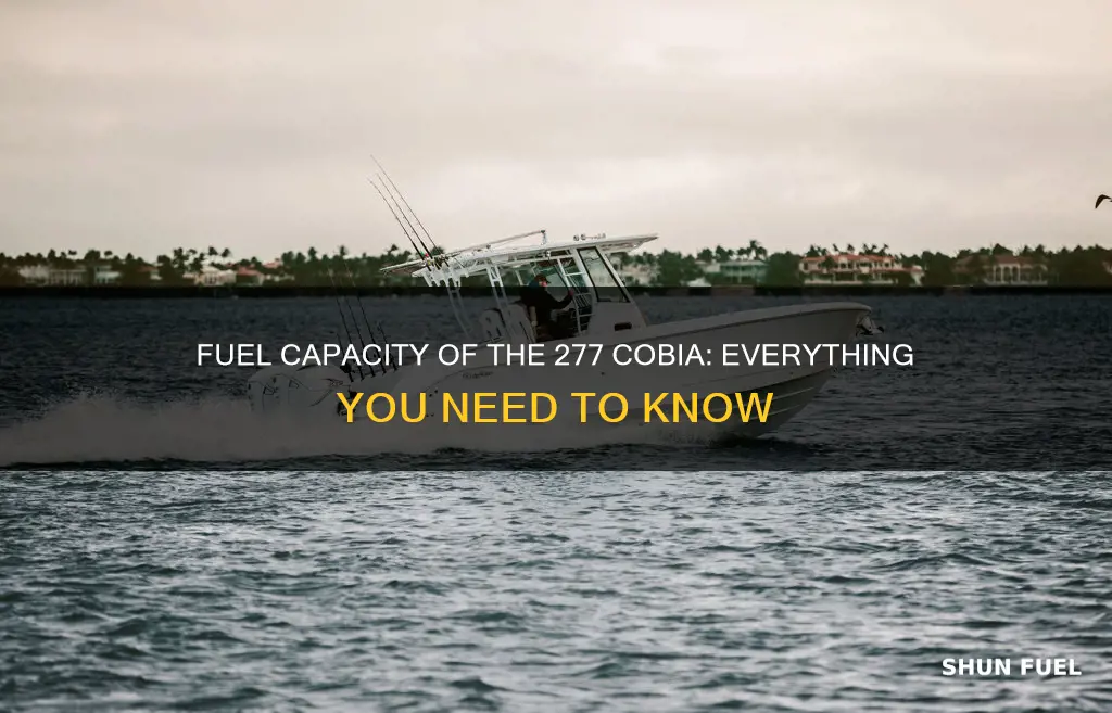 how much fuel does a 277 cobia hold