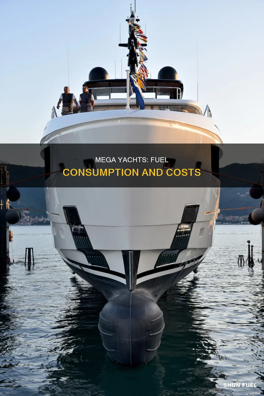 how much fuel does a 450 foot yacht use