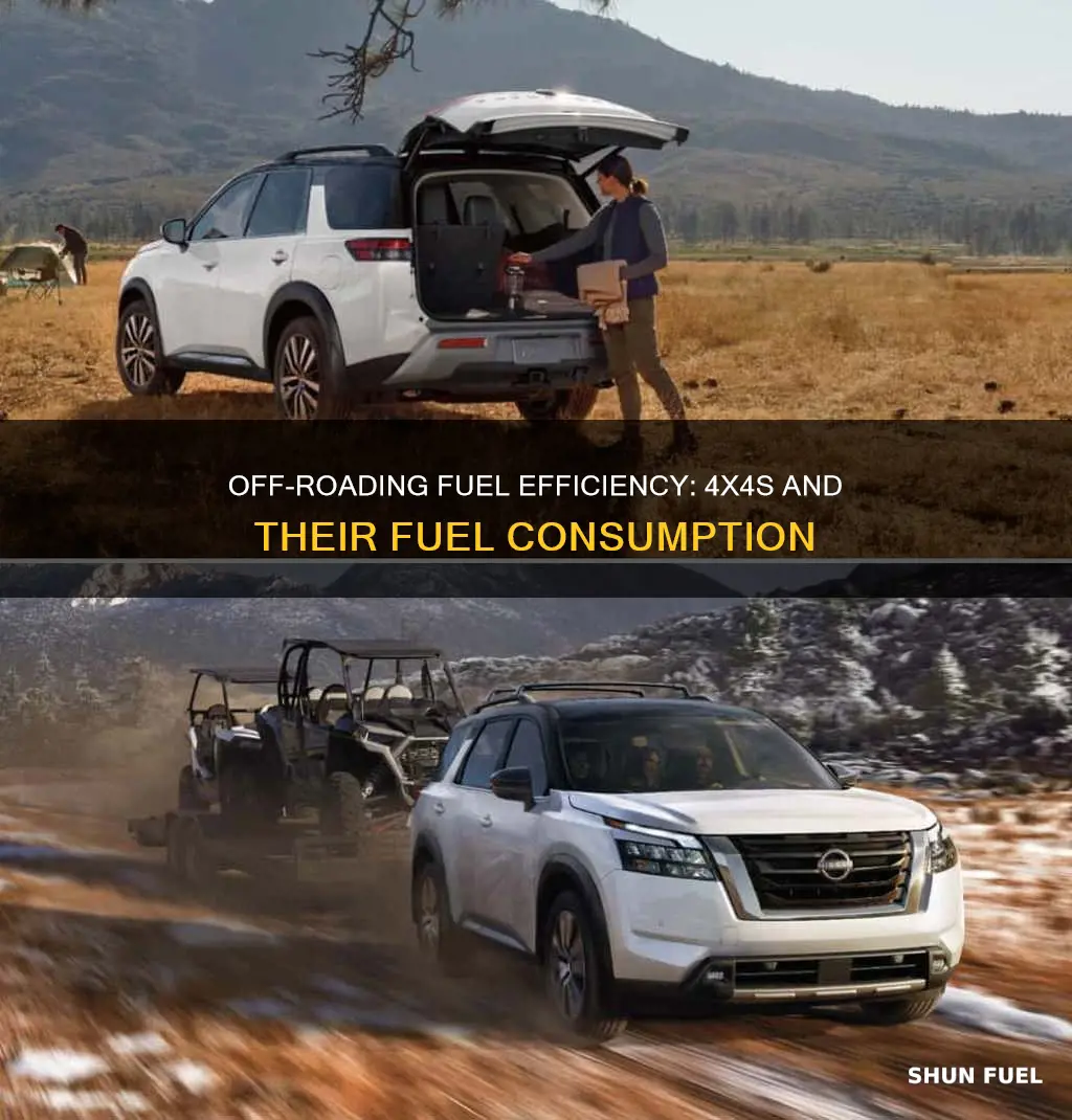 how much fuel does a 4x4 use