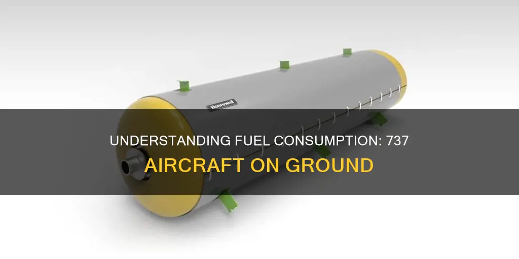 how much fuel does a 737 use on the ground