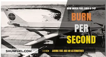 Giant Jumbo Jet's Fuel Consumption: Burning Per Second